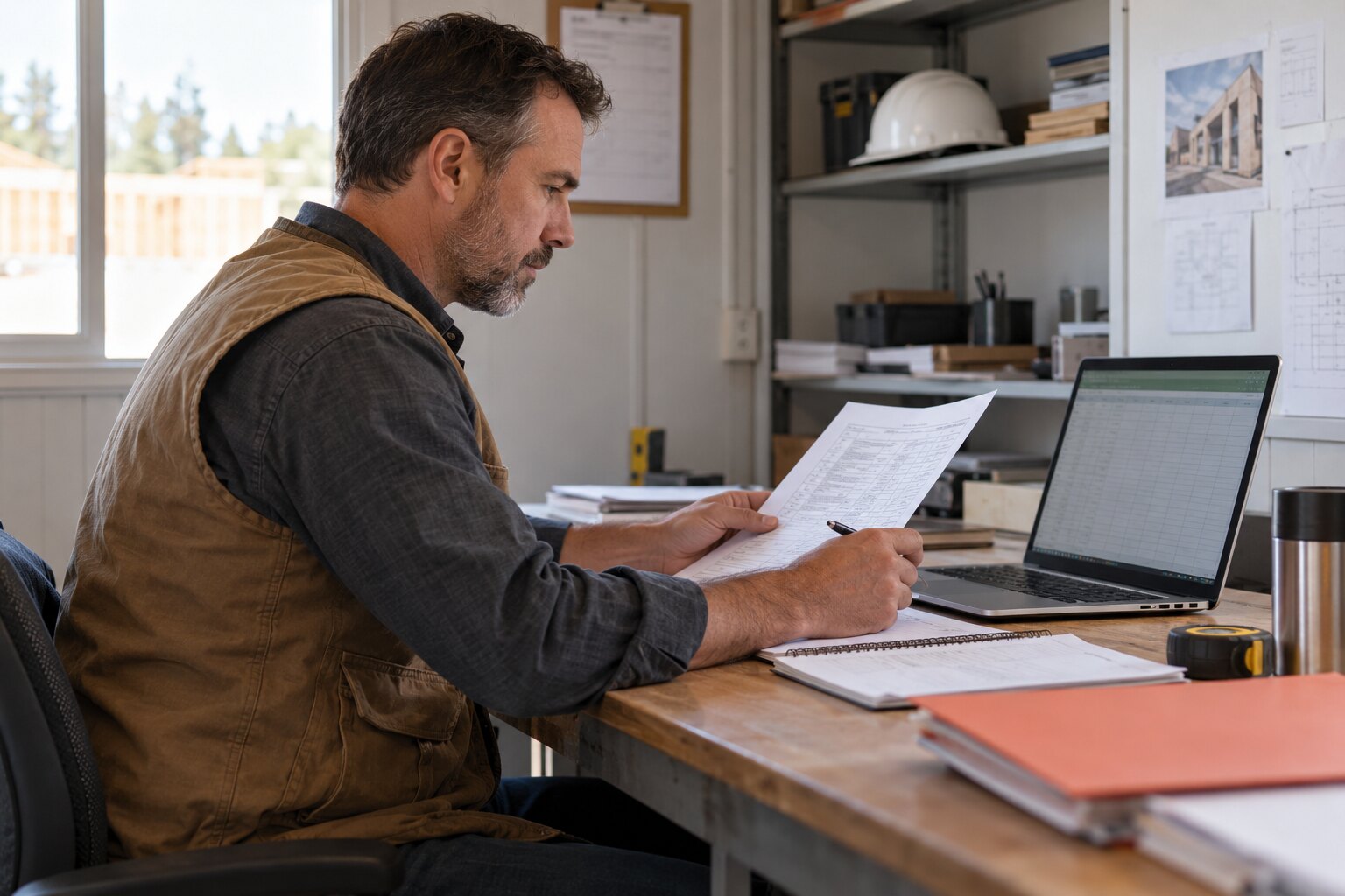 Staff member tests a spreadsheet during an application pilot to manage Microsoft 365 storage costs